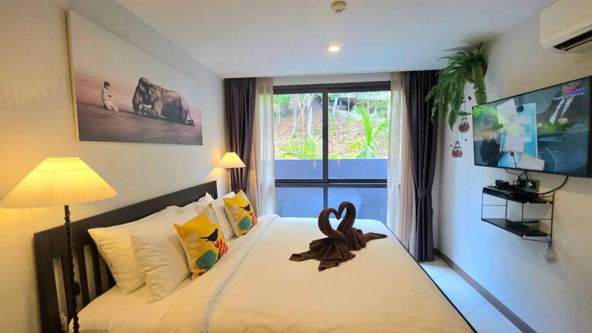 Room In Apartment - A301- Forest View Corner Unit 1Br-1Bath Ao Nang Buitenkant foto